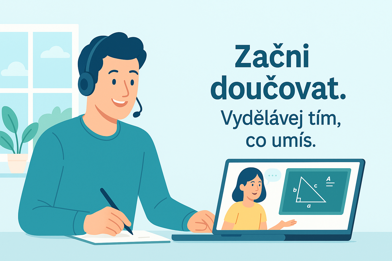 Umíš matiku, jazyky nebo programování? Začni doučovat a vydělávej tím, co tě baví
